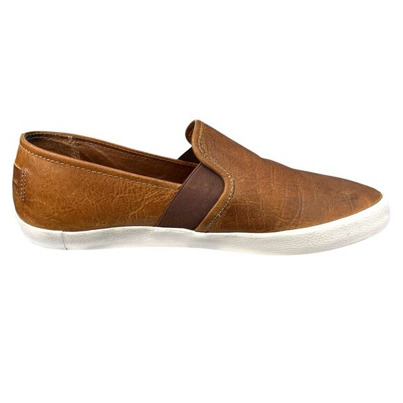 Frye Women’s Dylan Brown Distressed Leather Loafer Size US 9.5 - Picture 4 of 11